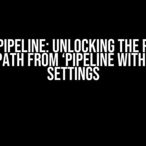 Jenkins Pipeline: Unlocking the Power of ScriptPath from ‘Pipeline with SCM’ UI Settings