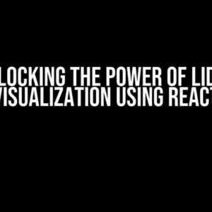 Unlocking the Power of LiDAR Visualization using React